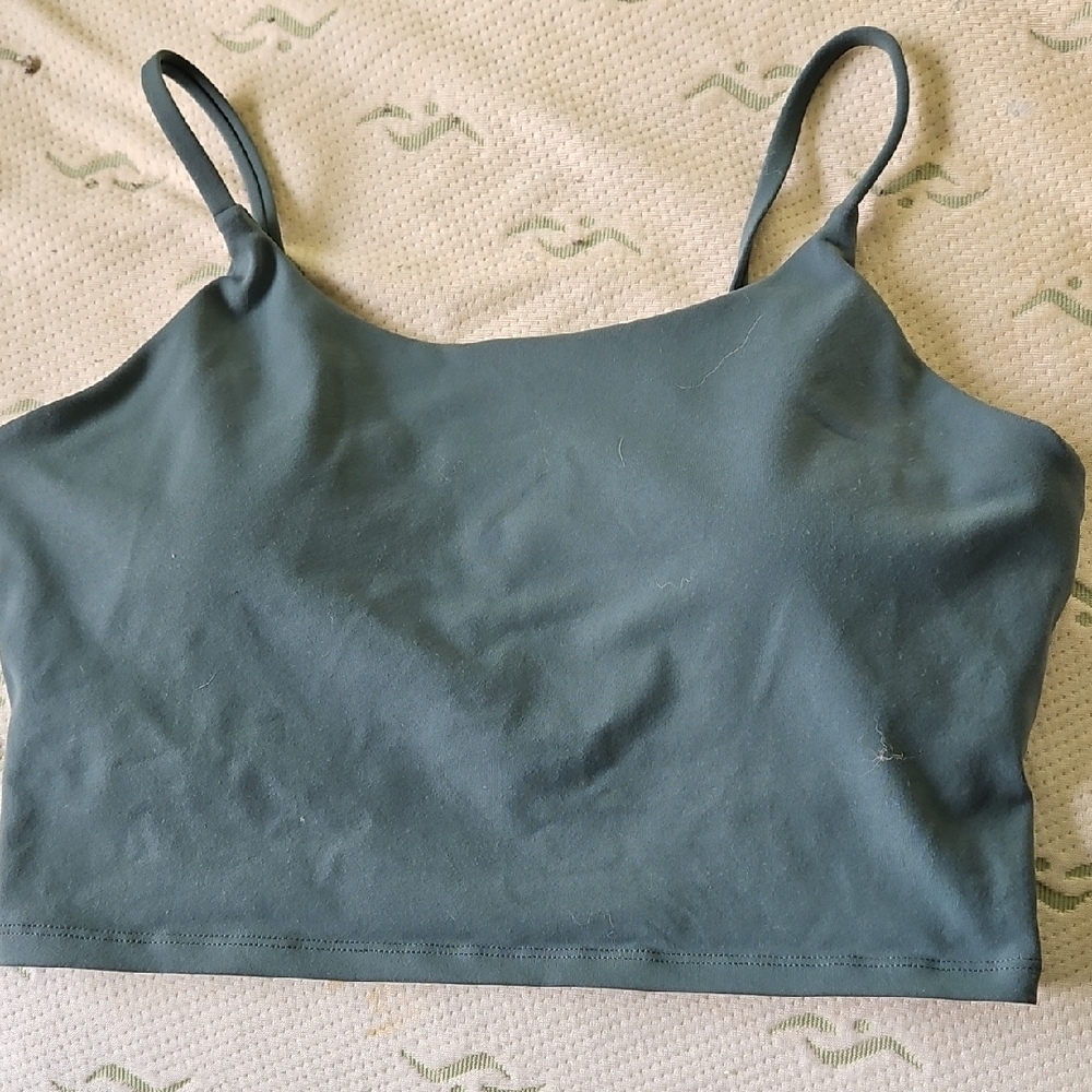 HALARA Blue Fitted Crop Camisole